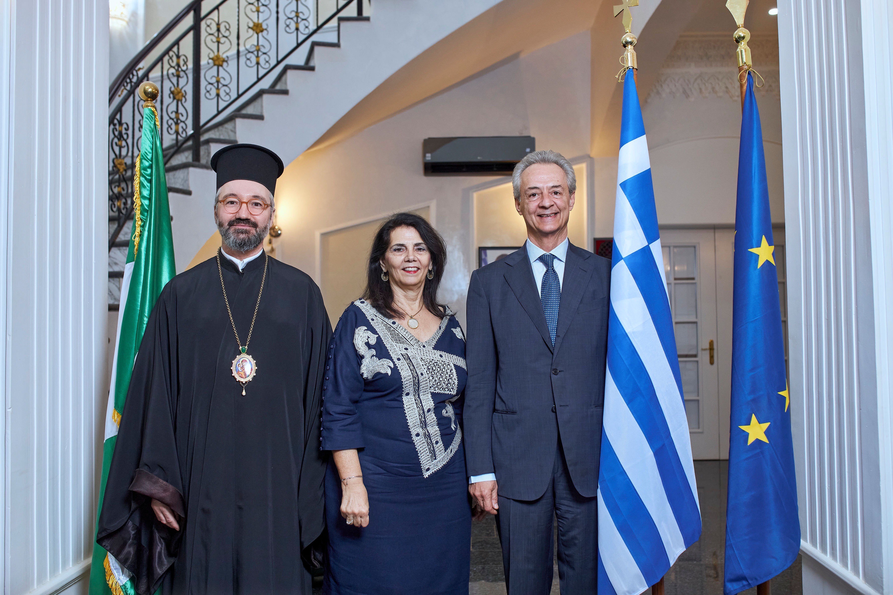 Metropolitan of Nigeria attends official reception hosted by Greek Embassy for celebration of Greek Revolution